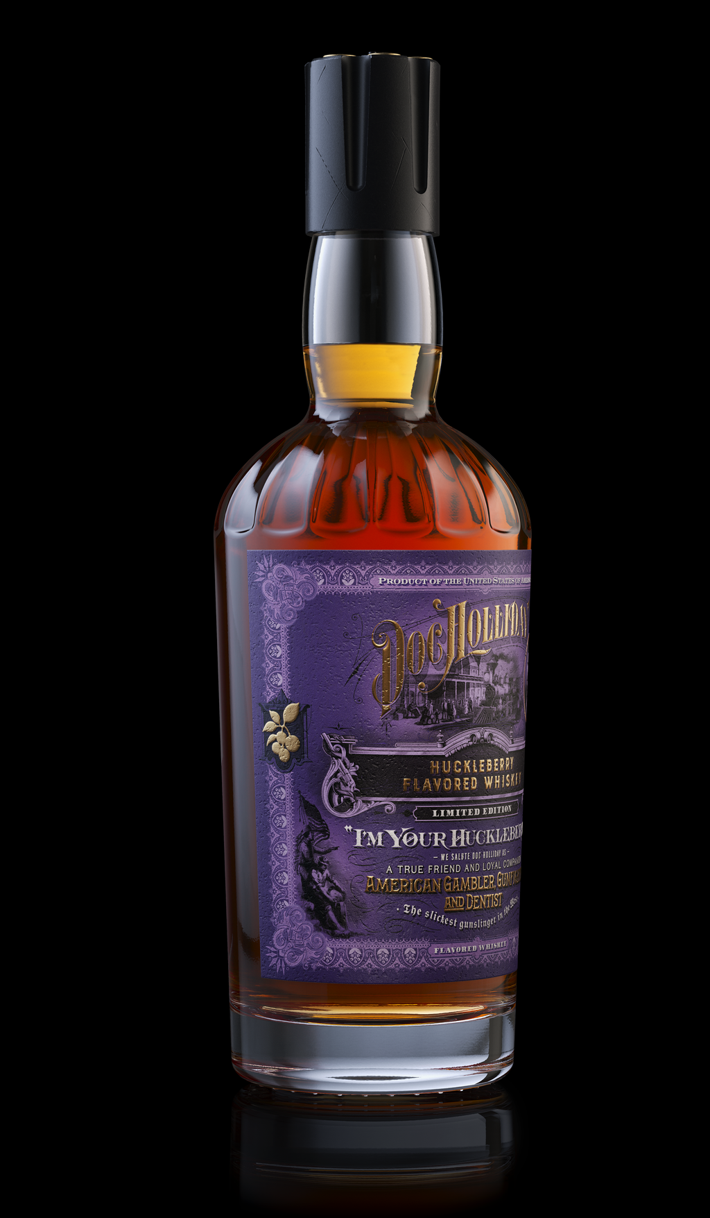 Doc Holliday Huckleberry - Flavored Whiskey