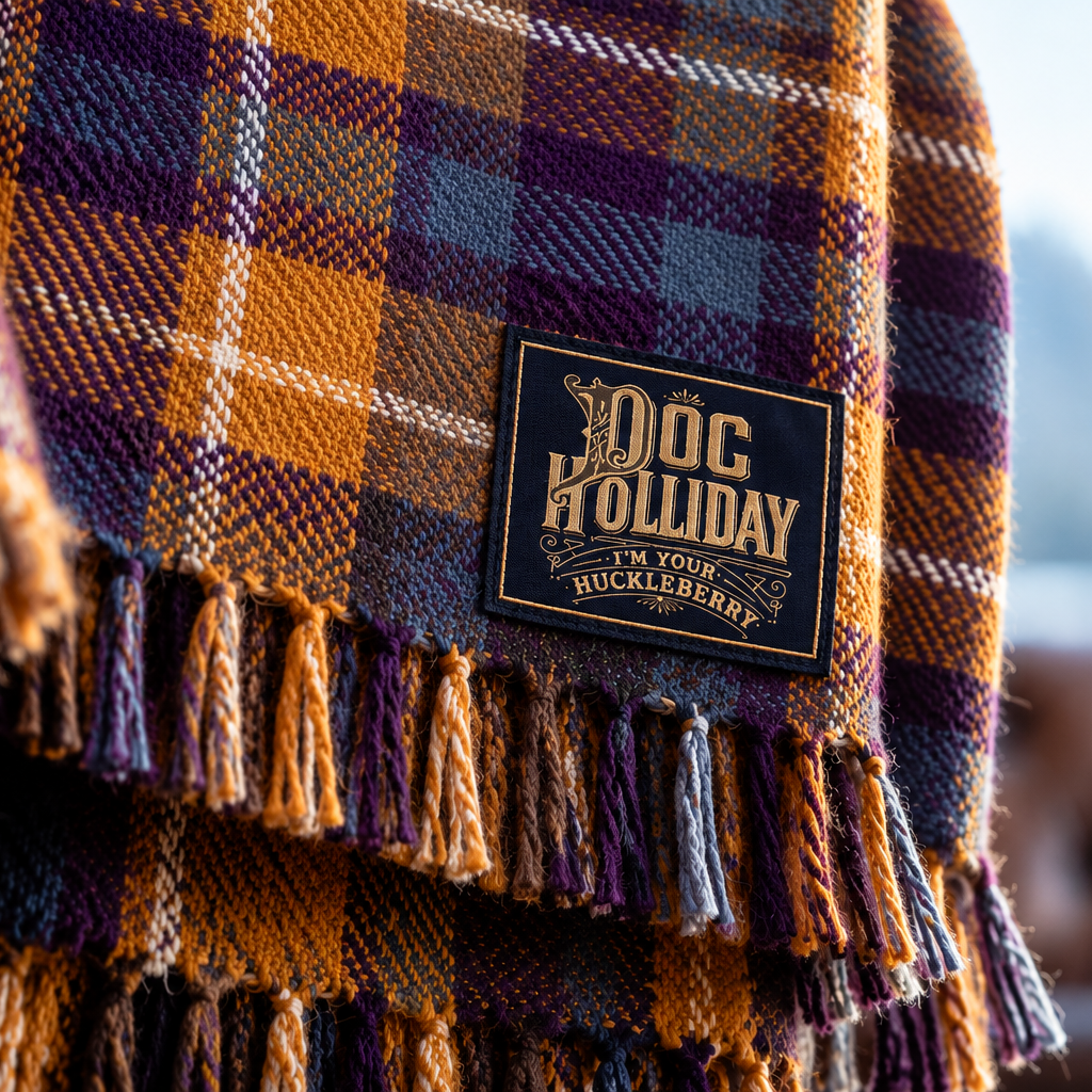 Doc Holliday Lambswool Tartan Scarf